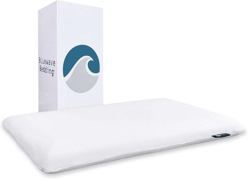 Almohada Bluewave Bedding hiperfina en color blanco con caja