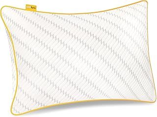 Almohada Cosi Home Premium con funda de bambú y ribete amari