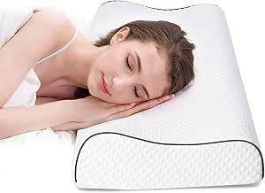 Almohada Fityou de contorno cervical en color blanco, dispon